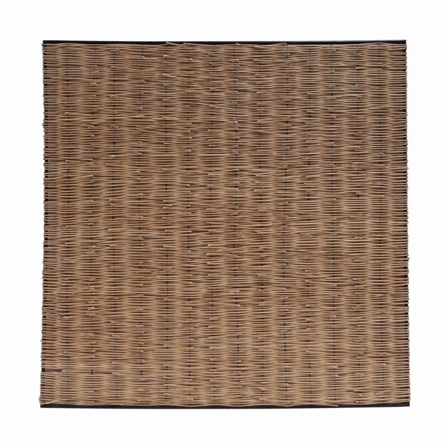 Gardenlux Privat wilgenteenscherm met ijzer frame 180x180cm