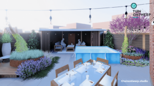 Landelijke tuin ontwerp