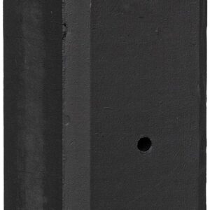 Betonpaal antraciet gecoat glad met 10x10x280cm, tussenpaal