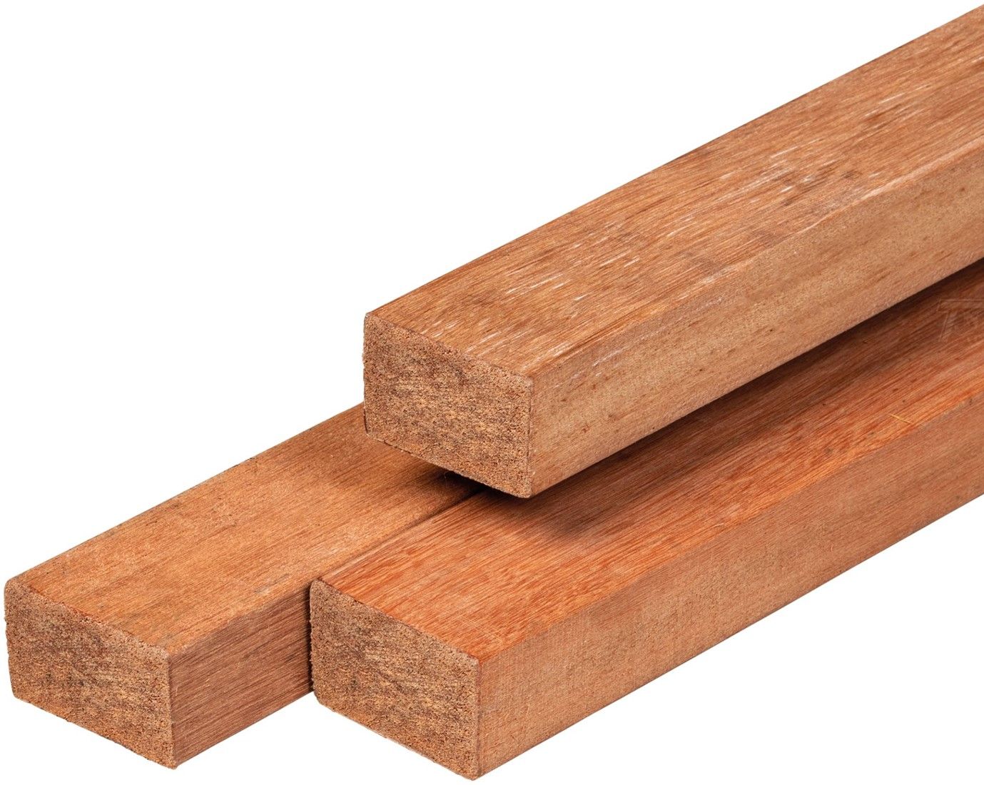 Hardhouten regel geschaafd 4,5x7x300cm Azobe