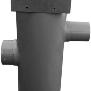 Hydroblob Zandvangput met loofscheider ZVP-MR Verzinkt 615HØ20cm, in-enuitlaat Ø100mm