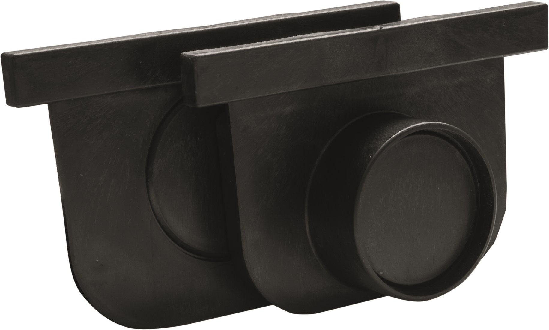 Top Drain set met 2 eindkap-zijuitlaat 50mm