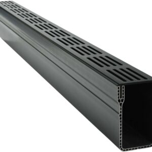 Garden Drain goot 100x6,5x10cm zwart