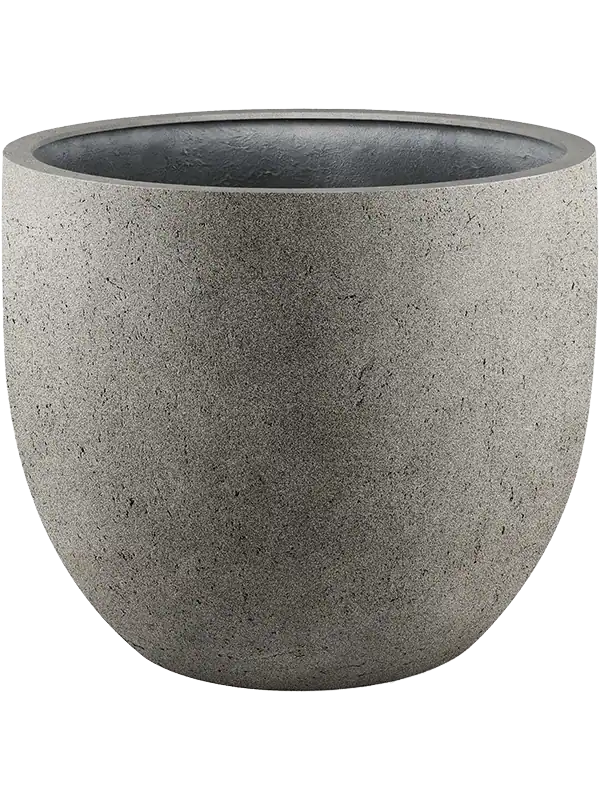 Grigio New Egg Pot - Natural Concrete