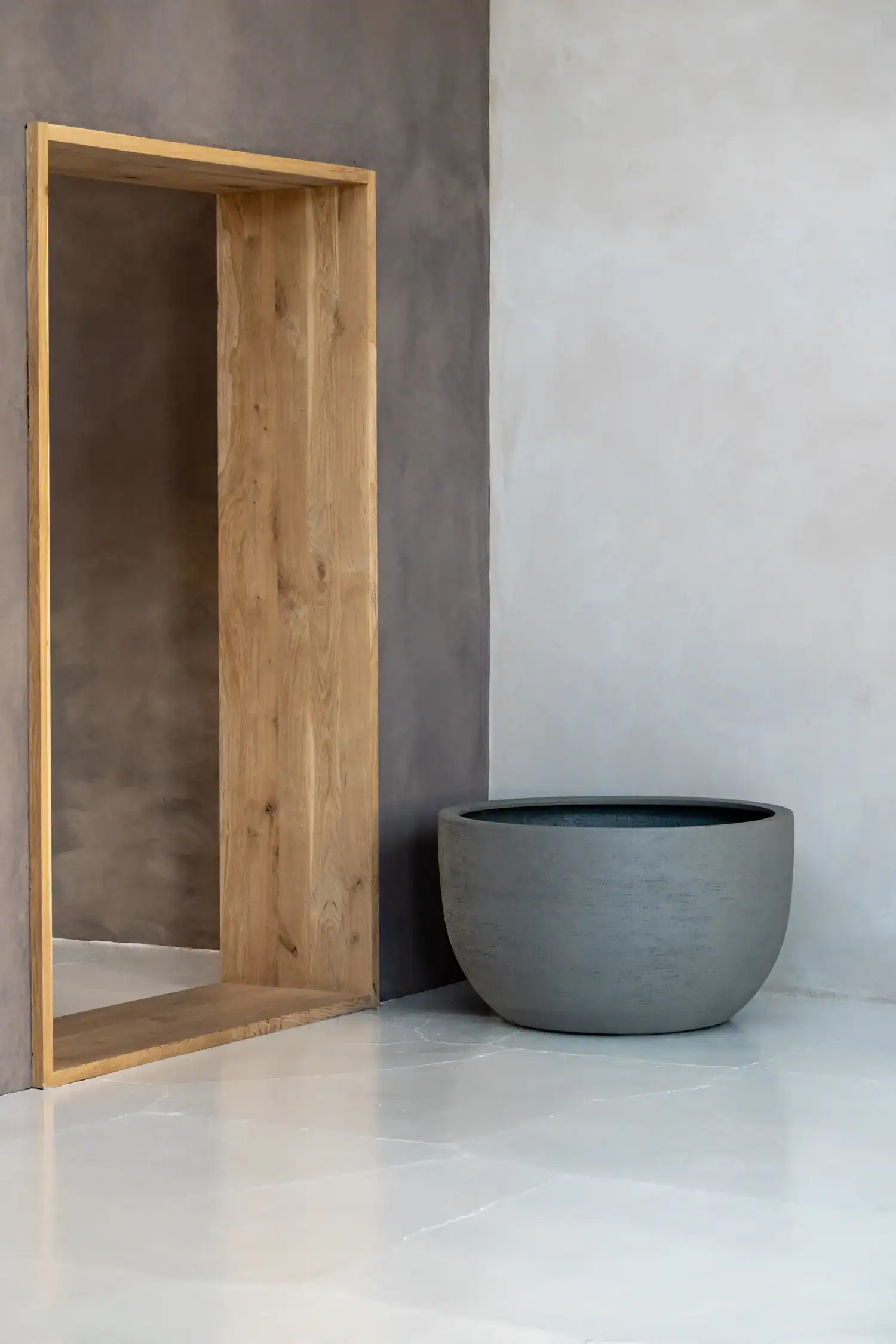 Terreno New Egg Pot Low - Clay